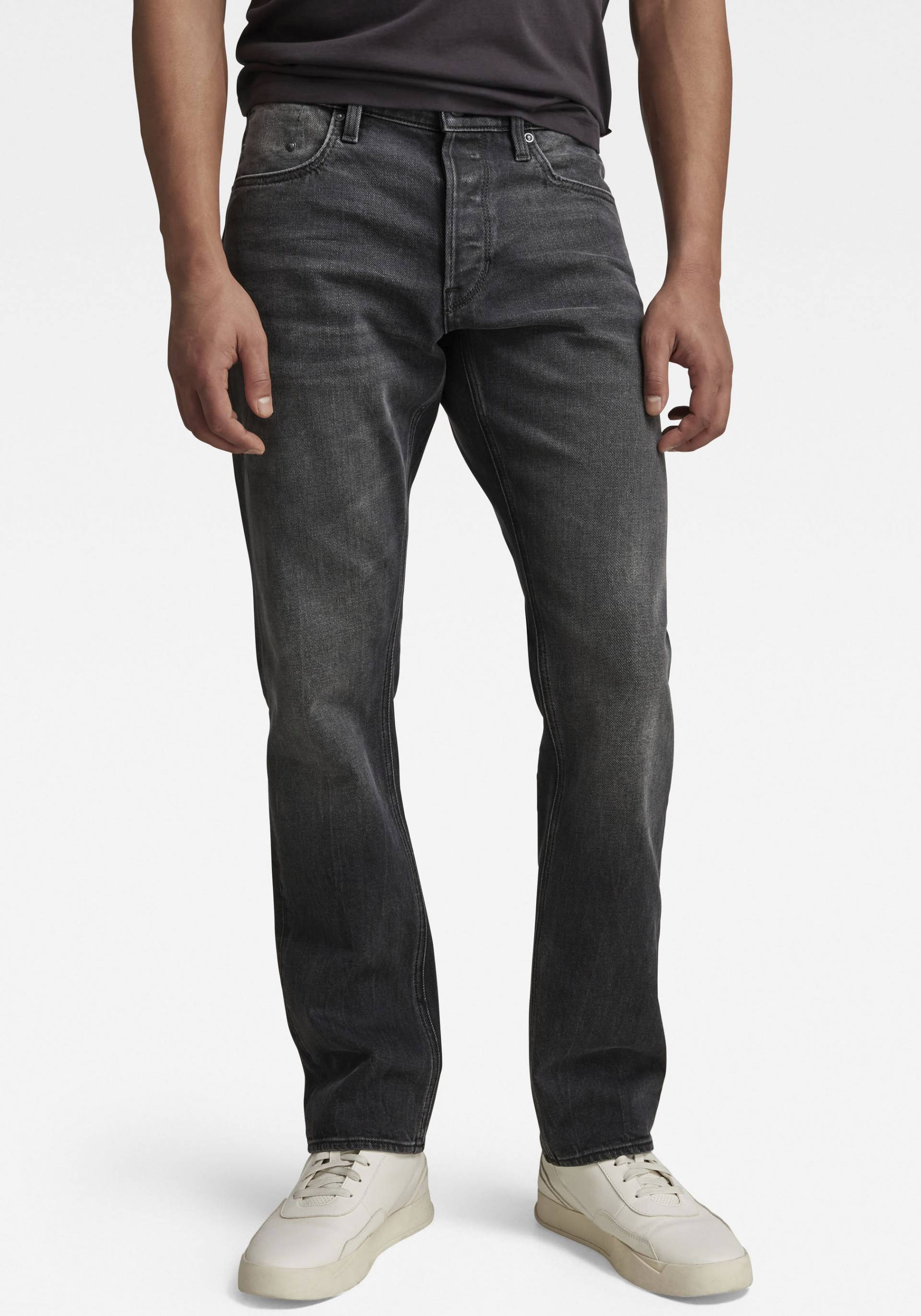 G-Star RAW Straight-Jeans »Mosa Straight«, mit hellen Nähten von G-Star RAW