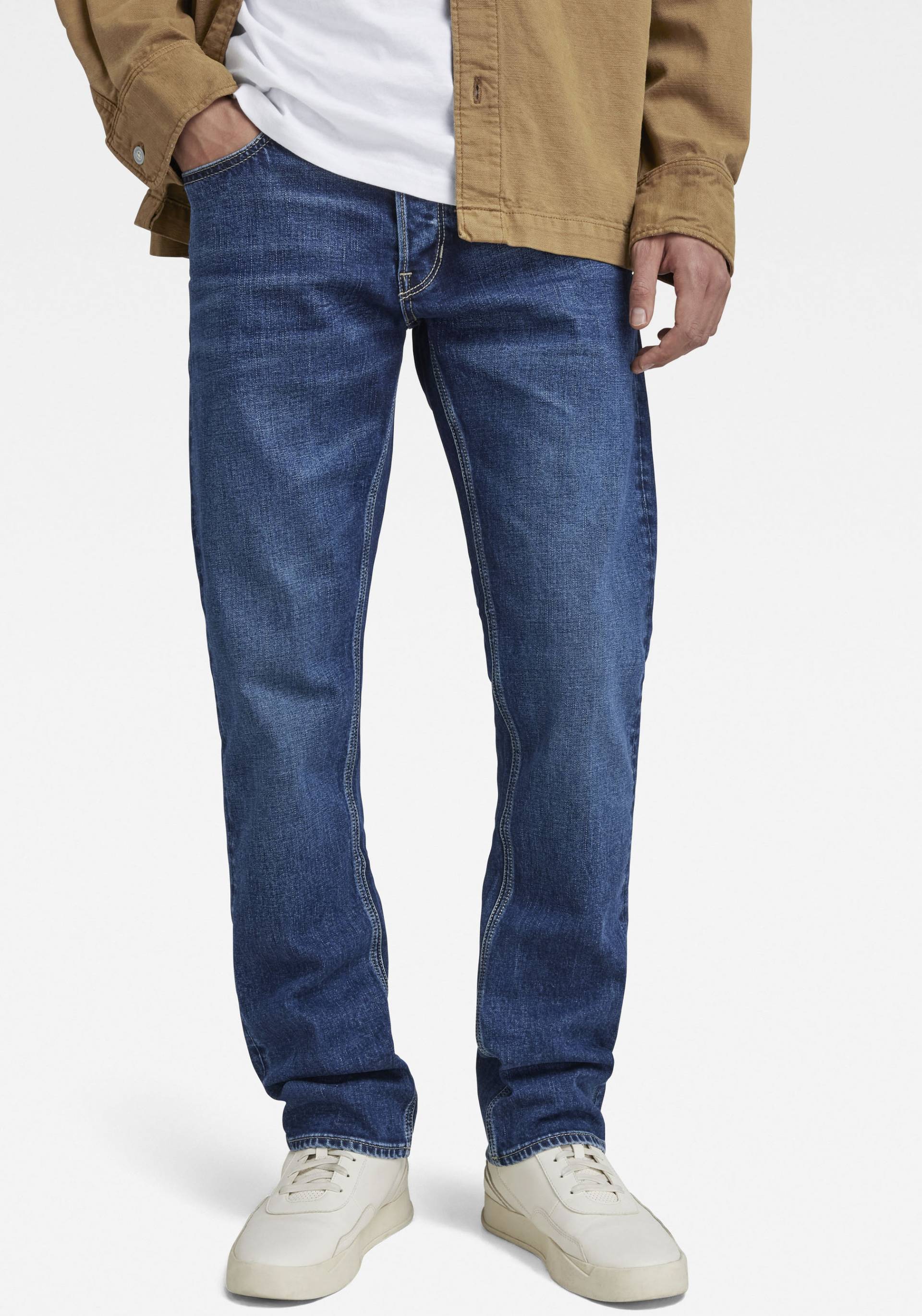 G-Star RAW Straight-Jeans »Mosa Straight«, mit hellen Nähten von G-Star RAW