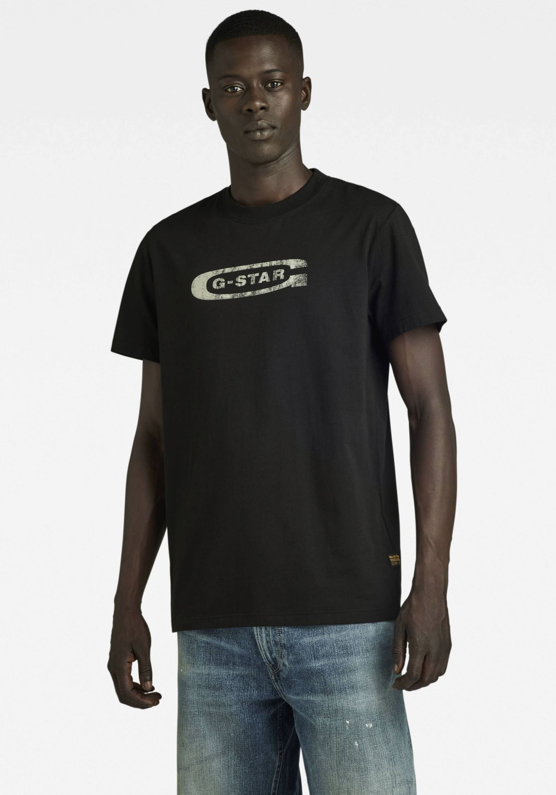 G-Star RAW T-Shirt »Distressed old school logo« von G-Star RAW