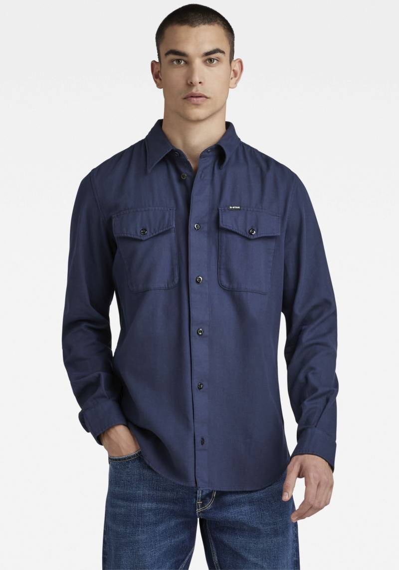 G-STAR Jeanshemd »Marine Slim«, mit Pattentaschen von G-Star