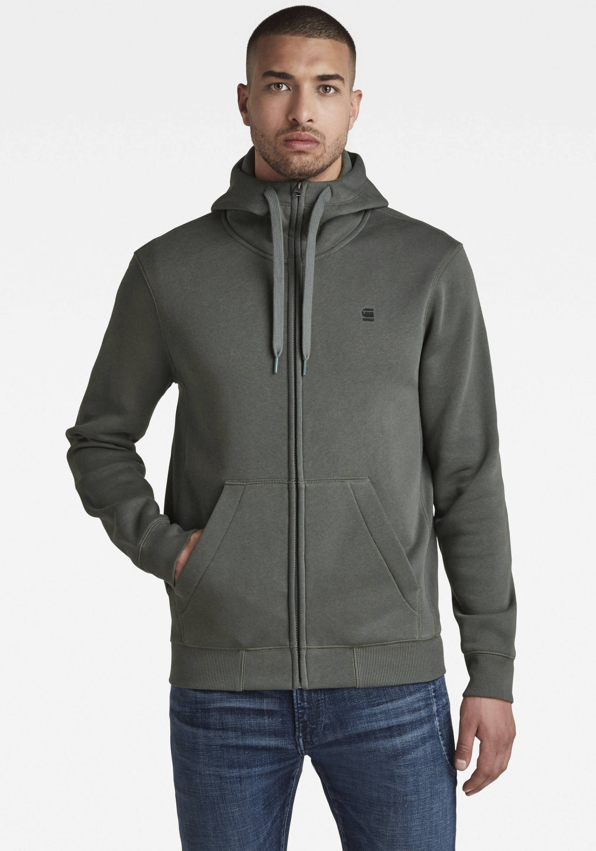 G-Star RAW Kapuzensweatjacke »Premium Basic Hooded Zip Sweater« von G-Star Raw