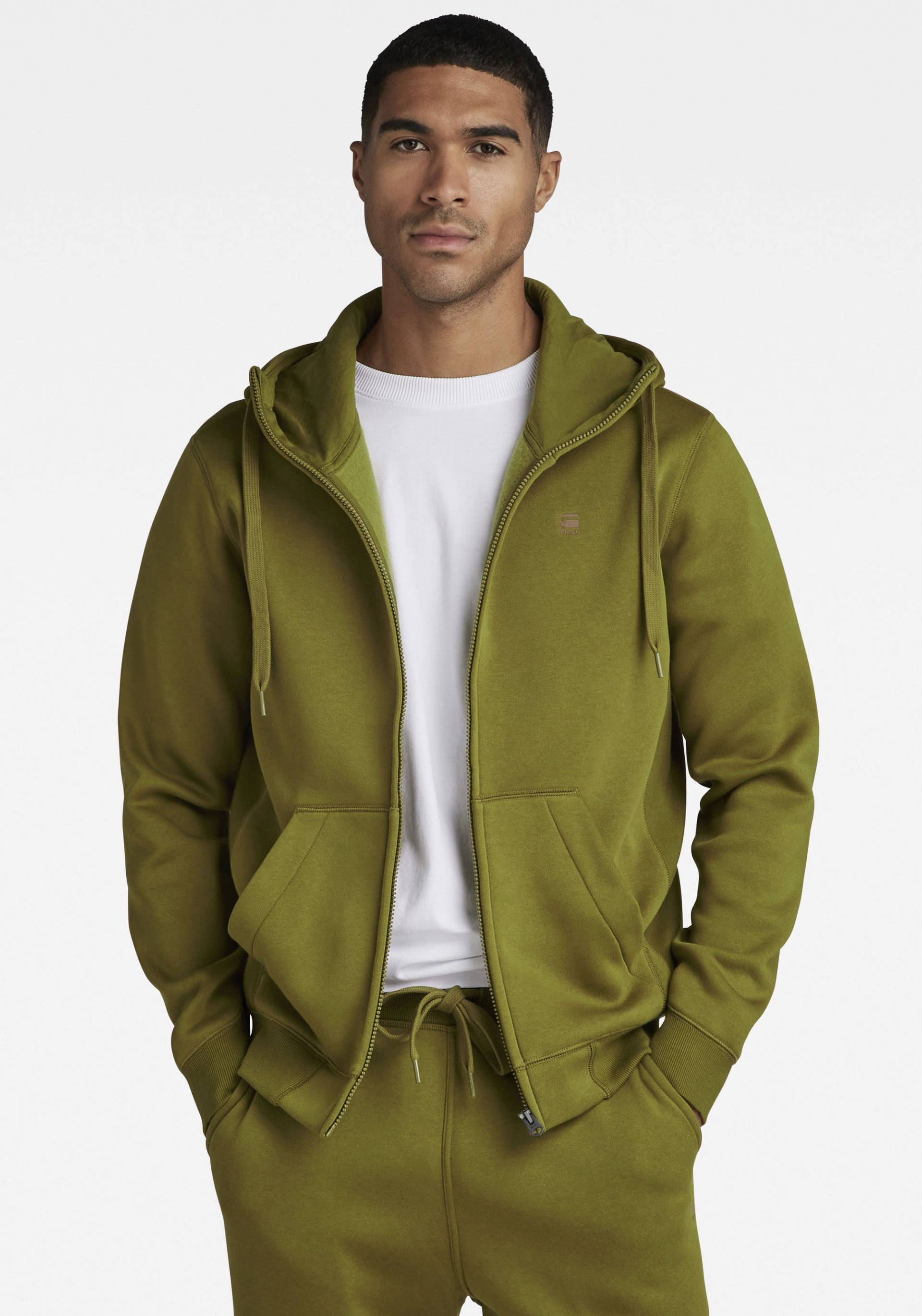 G-Star RAW Kapuzensweatjacke »Premium Basic Hooded Zip Sweater« von G-Star Raw