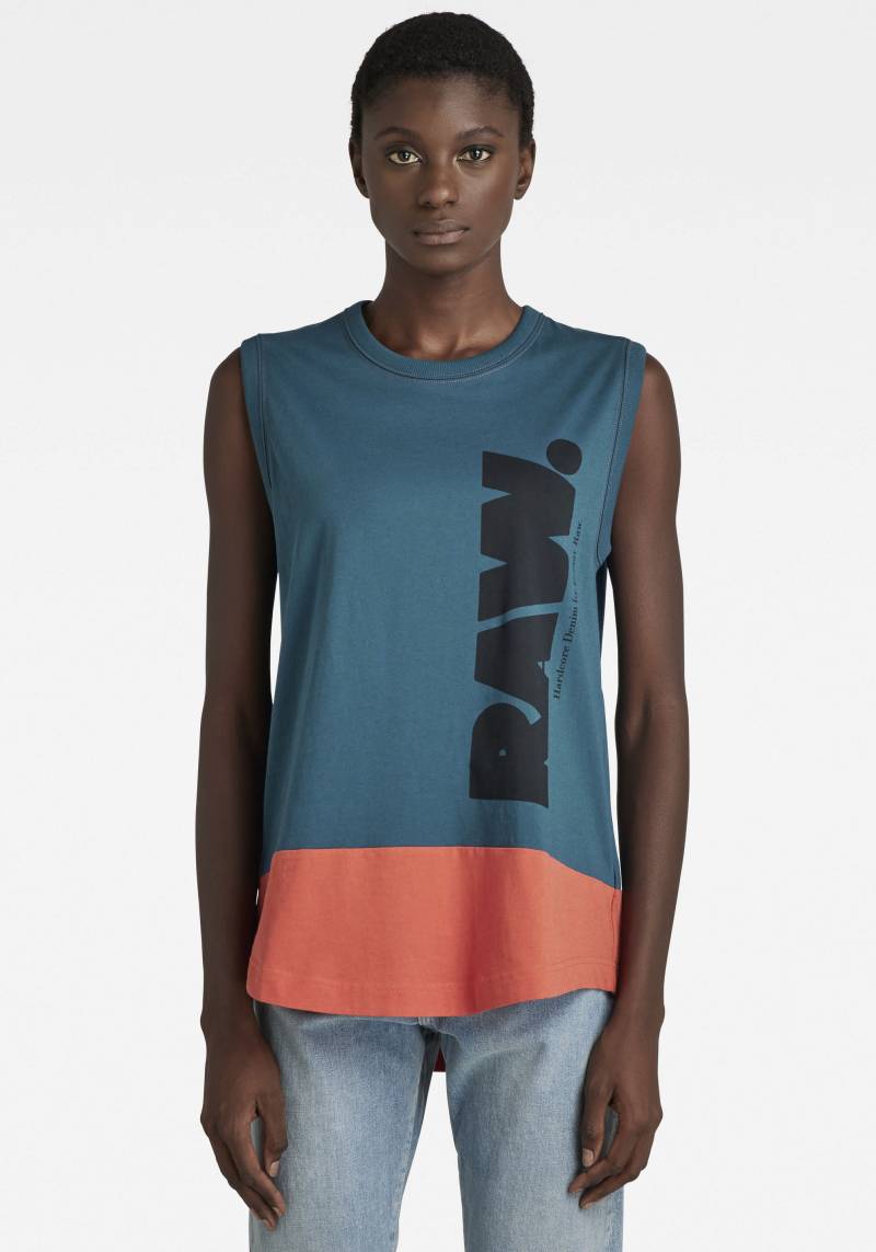 G-Star RAW T-Shirt »T-Shirt Lash color block tank to« von G-Star Raw