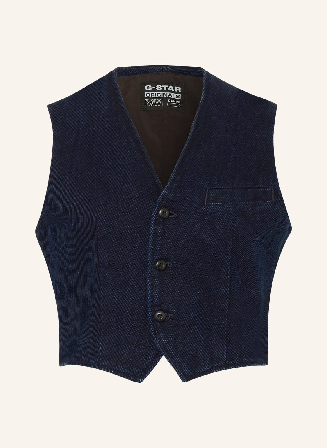 G-Star Raw Blazerweste Aus Cord blau von G-Star Raw