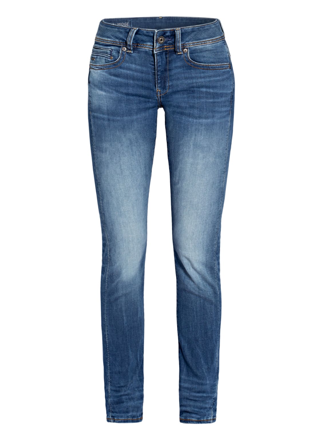 G-Star Raw Straight Jeans Midge Saddle blau von G-Star Raw