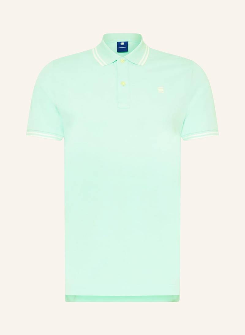 G-Star Piqué-Poloshirt Dunda gruen von G-Star