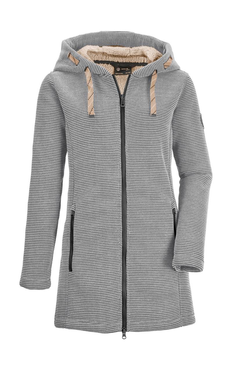 G.I.G.A. DX by killtec Fleecejacke »GW 54 WMN KNTFLC PRK«, Windabweisender Damen Strickfleeceparka mit Kapuze und Fleecefutter von G.I.G.A. DX by killtec