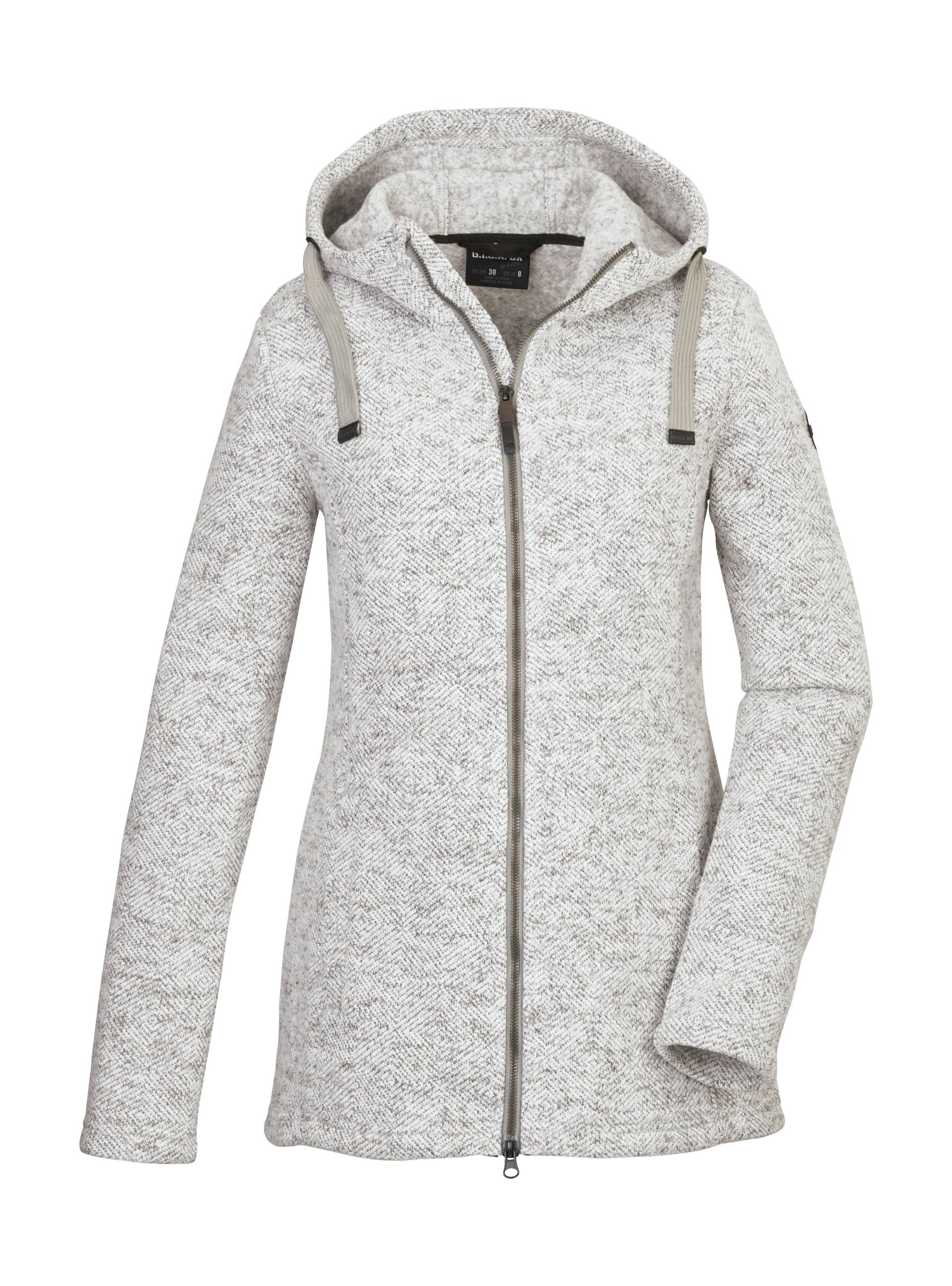 G.I.G.A. DX by killtec Fleecejacke »GW 72 WMN KNTFLC JCKT«, Strickfleecejacke mit Kapuze, recyceltem Material, 2-Wege-Reissverschluss G.I.G.A. DX by killtec Fleecejacke »GW 72 WMN KNTFLC JCKT«, Strickfleecejacke mit Kapuze, recyceltem Material, 2-Wege-Reissverschluss von G.I.G.A. DX by killtec