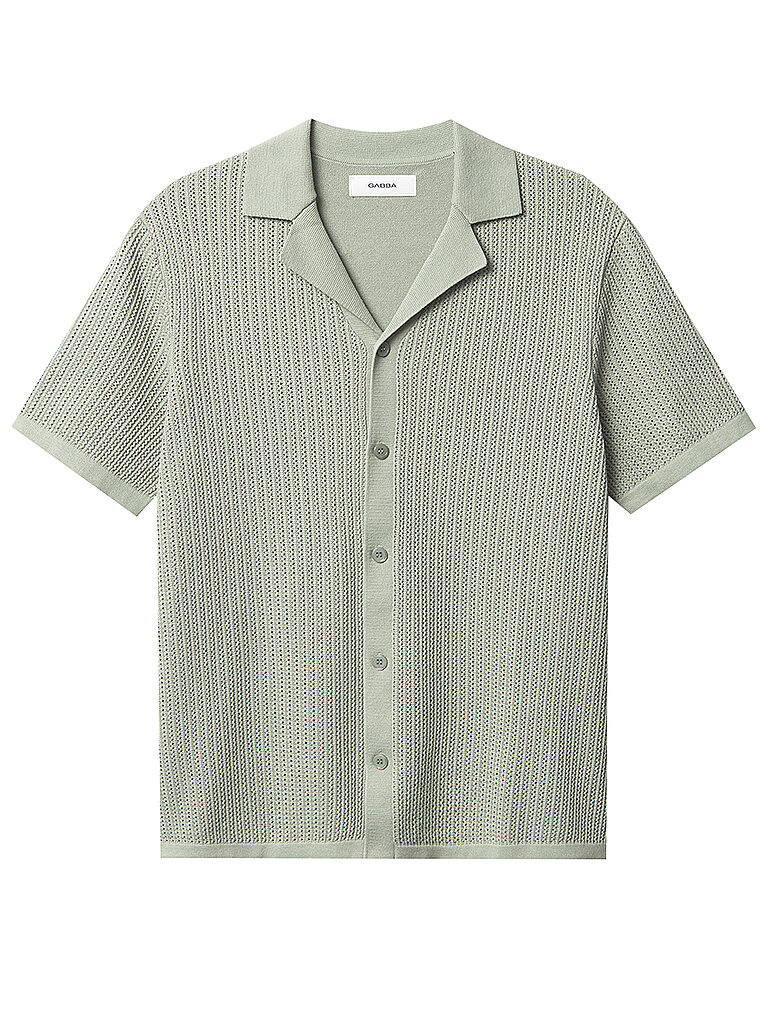 GABBA Hemd Regular Fit GENO RESORT hellgrün | M von GABBA