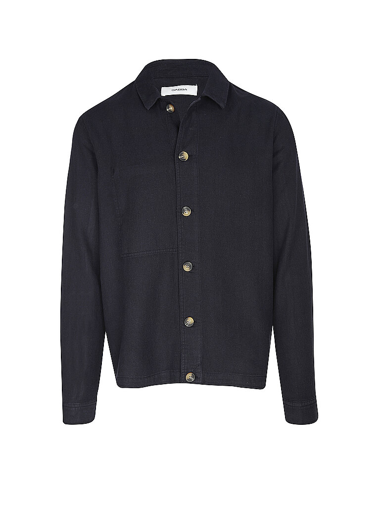 GABBA Overshirt PETER LINO dunkelblau | M von GABBA