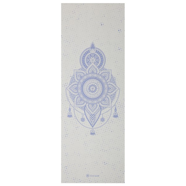 GAIAM - 5 mm Classic Printed Yoga Mat Gr 61 x 173 x 0,5 cm grau von GAIAM