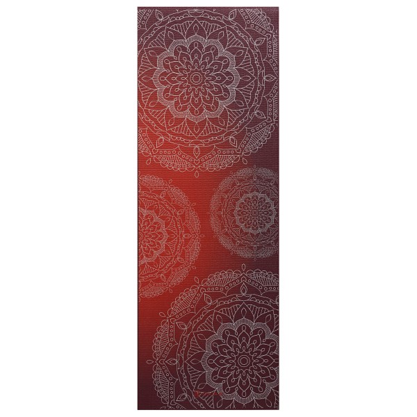 GAIAM - 6 mm Premium Metallic Yoga Mat - Yogamatte Gr 61 x 173 x 0,6 cm rot von GAIAM
