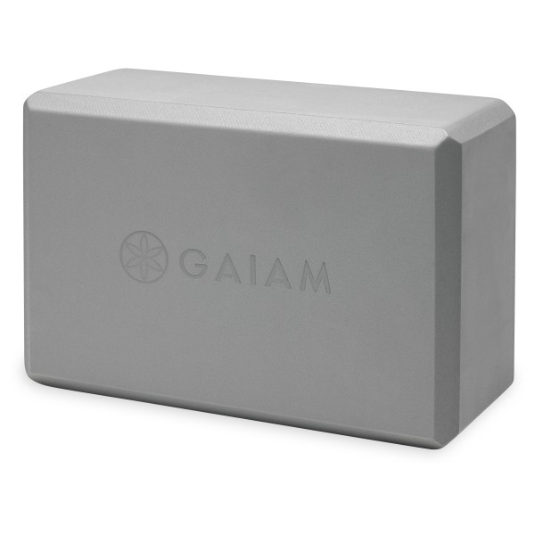 GAIAM - Block - Yogablock Gr 22,9 x 15,2 x 10,1 cm grau von GAIAM