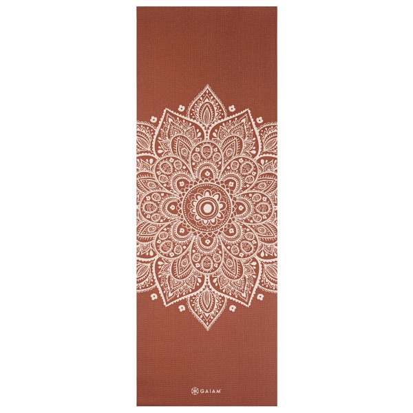 GAIAM - Sundial Flower Yoga Mat 5 mm Classic Printed - Yogamatte Gr 61 x 173 x 0,5 cm braun von GAIAM