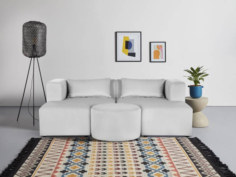 Leonique Sofa »Alexane«, zusammengesetzt aus Modulen, in vielen Bezugsqualitäten und Farben. von Leonique