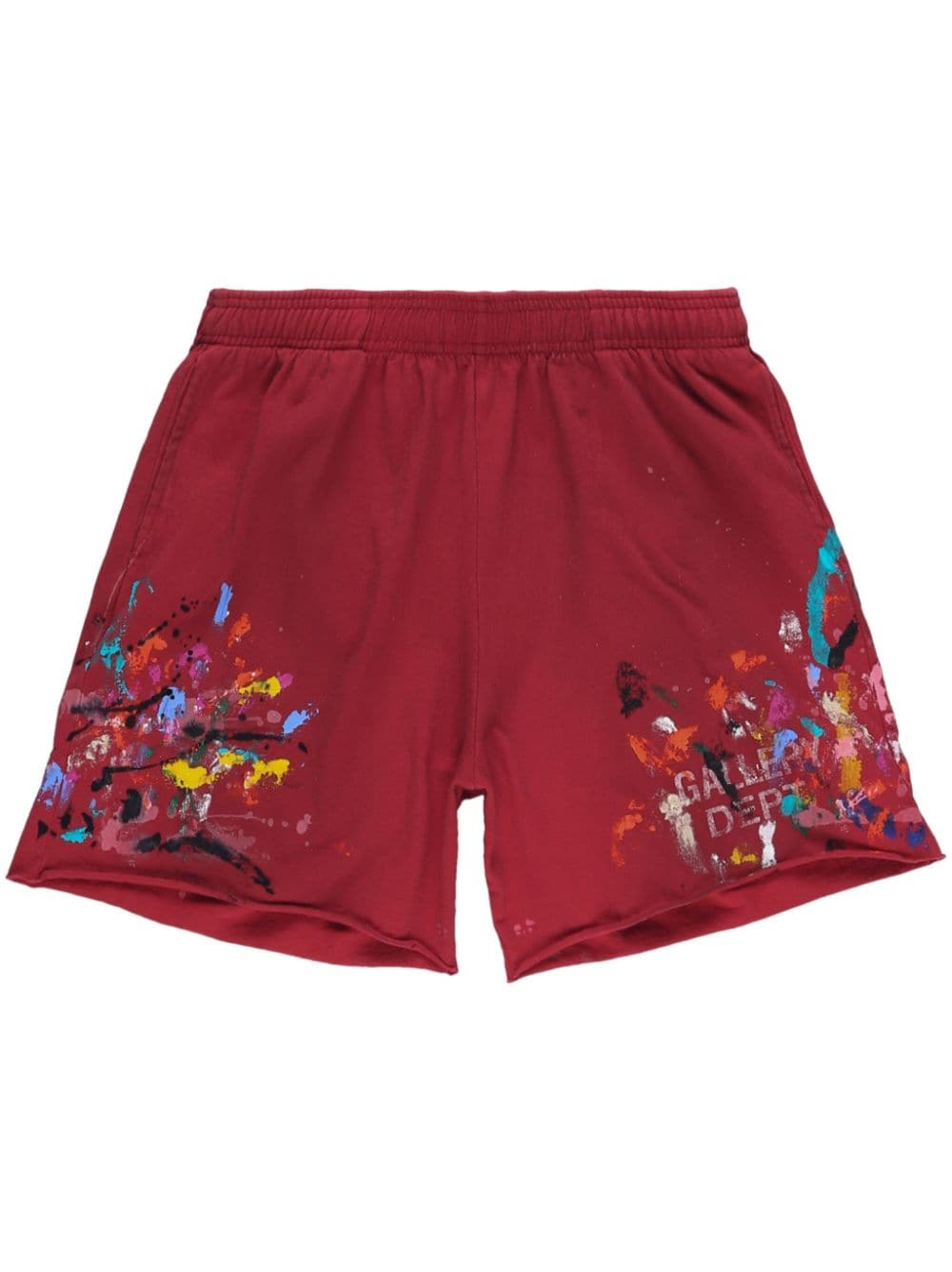 GALLERY DEPT. Insomnia paint-splatter track shorts - Red von GALLERY DEPT.