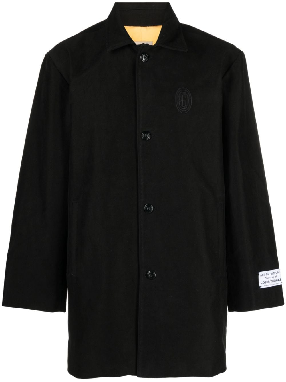 GALLERY DEPT. Razor button-up cotton coat - Black von GALLERY DEPT.