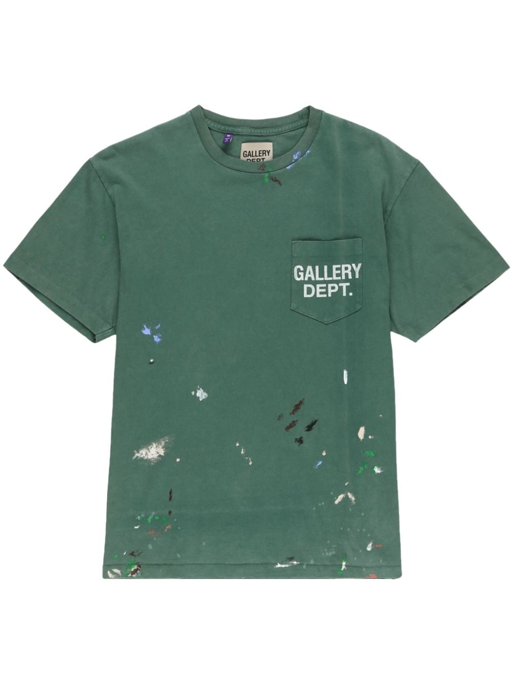 GALLERY DEPT. Vintage Logo Painted cotton T-shirt - Green von GALLERY DEPT.