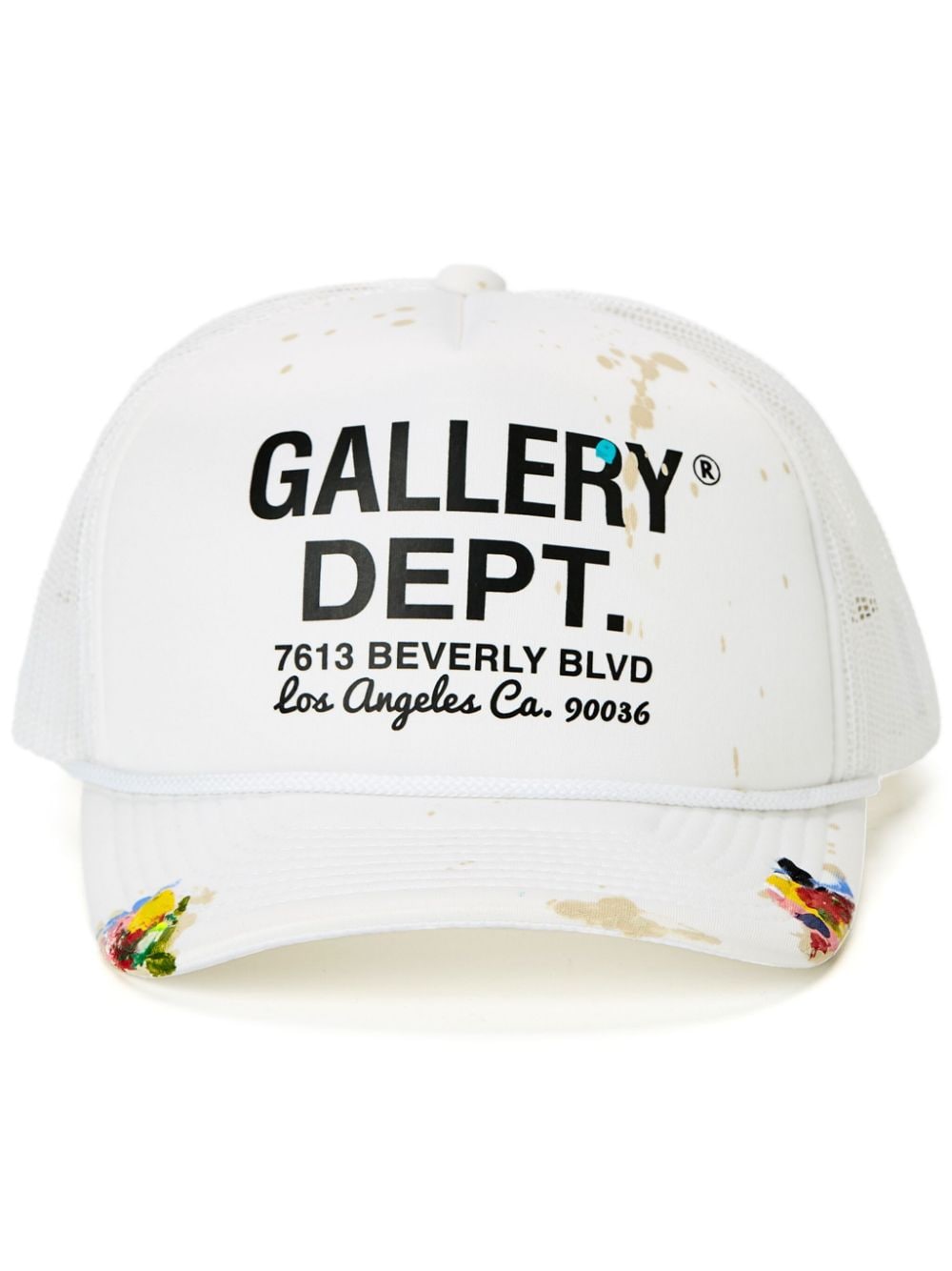 GALLERY DEPT. Workshop logo-print trucker cap - White von GALLERY DEPT.