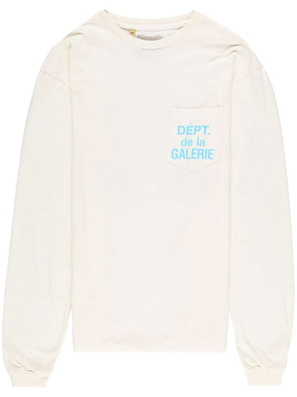 GALLERY DEPT. logo-print long-sleeve T-shirt - White von GALLERY DEPT.