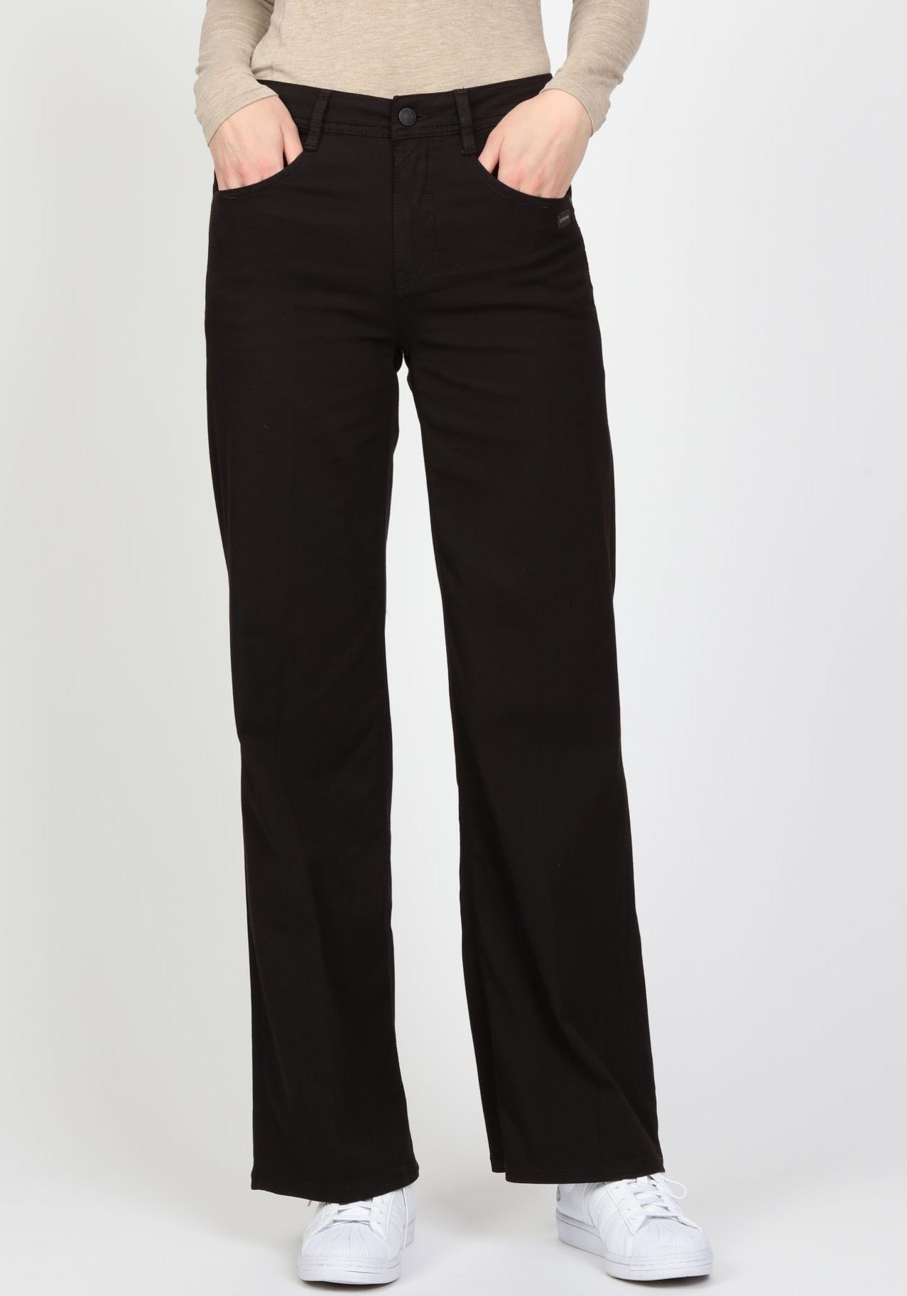 GANG 5-Pocket-Hose »94AMELIE WIDE«, aus sehr leichter, sommerlicher Qualität GANG 5-Pocket-Hose »94AMELIE WIDE«, aus sehr leichter, sommerlicher Qualität von GANG