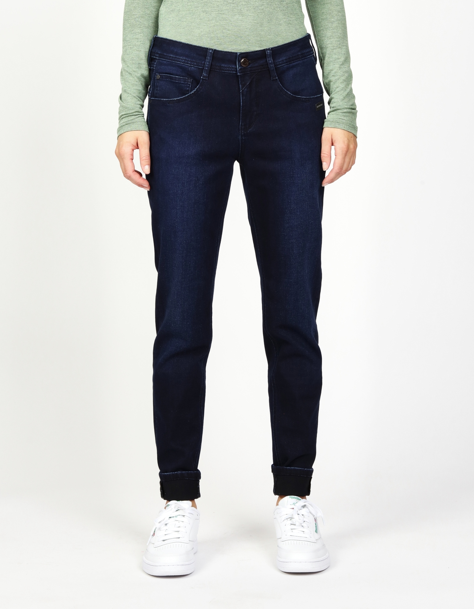 GANG 5-Pocket-Jeans »94AMELIE«, aus Sweatdenim mit schrägen tief sitzenden Gesässtaschen GANG 5-Pocket-Jeans »94AMELIE«, aus Sweatdenim mit schrägen tief sitzenden Gesässtaschen von GANG