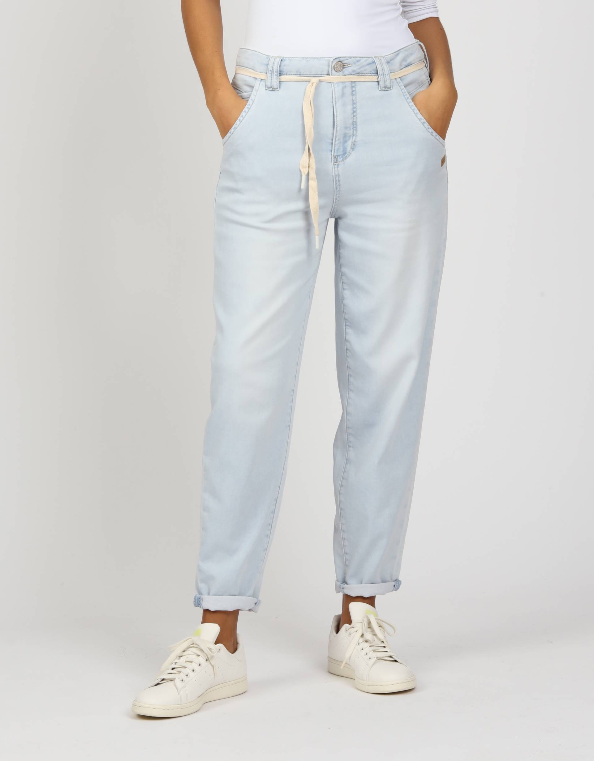 GANG 5-Pocket-Jeans »94VIA JOGGER«, mit Kordel-Gürtel und O-Shape von GANG
