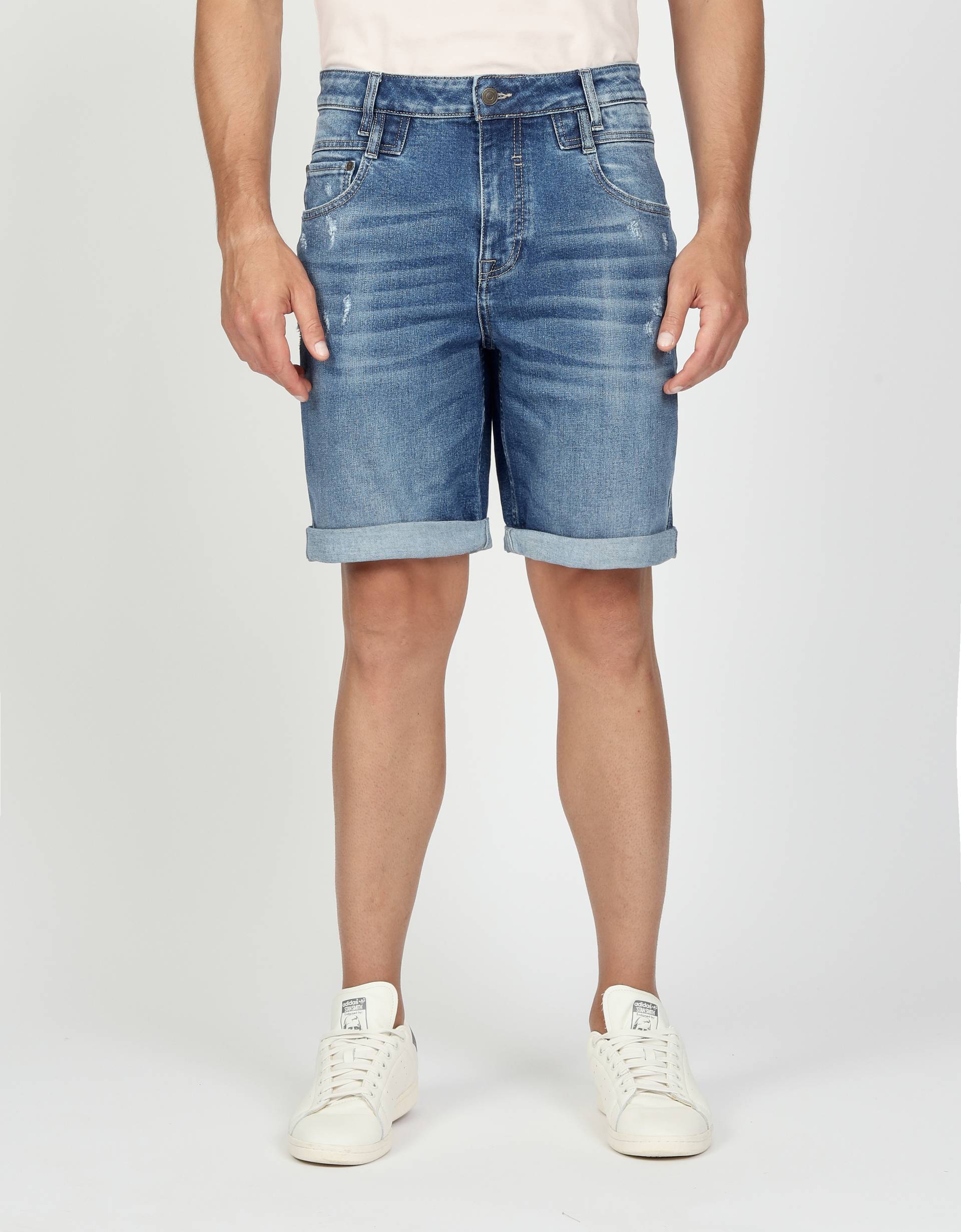 GANG Jeansshorts »94MARCO«, mit Doppelbunddetail von GANG