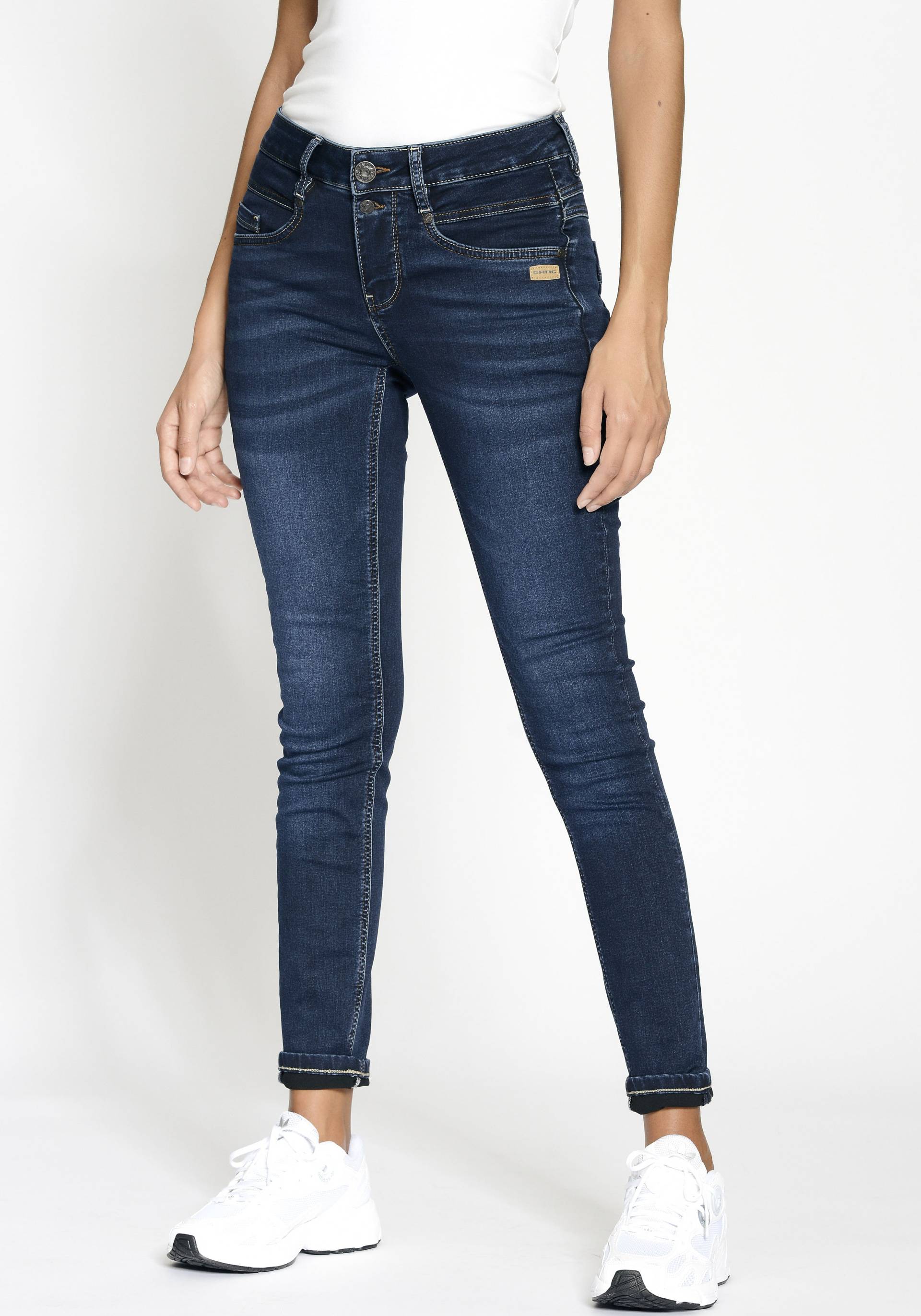 GANG Skinny-fit-Jeans »94MORA«, mit 3-Knopf-Verschluss und Passe vorne GANG Skinny-fit-Jeans »94MORA«, mit 3-Knopf-Verschluss und Passe vorne von GANG