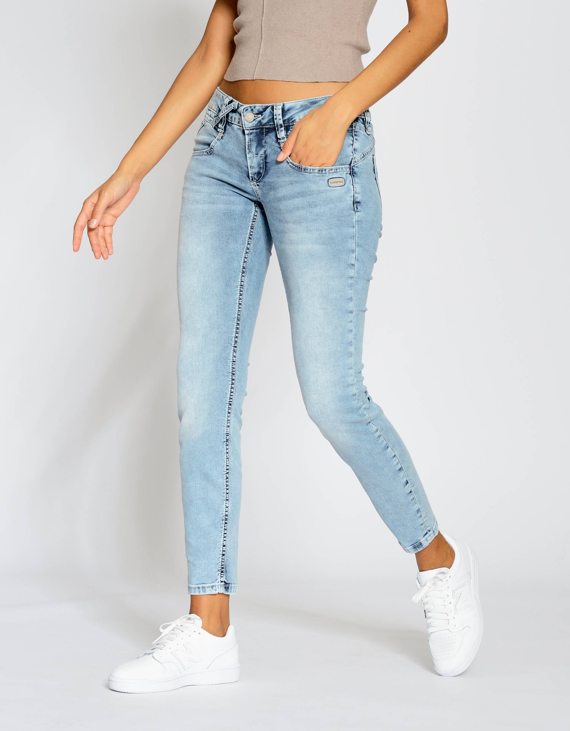 GANG Skinny-fit-Jeans »94NENA CROPPED« von GANG