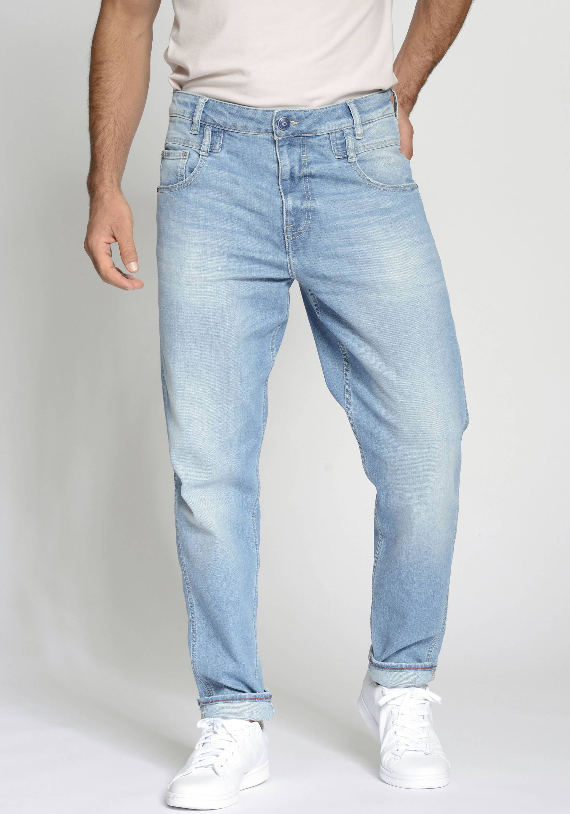 GANG Stretch-Jeans »94MARCO«, im relaxten 5-Pocket Style mit doppelter Gürtelschlaufe von GANG