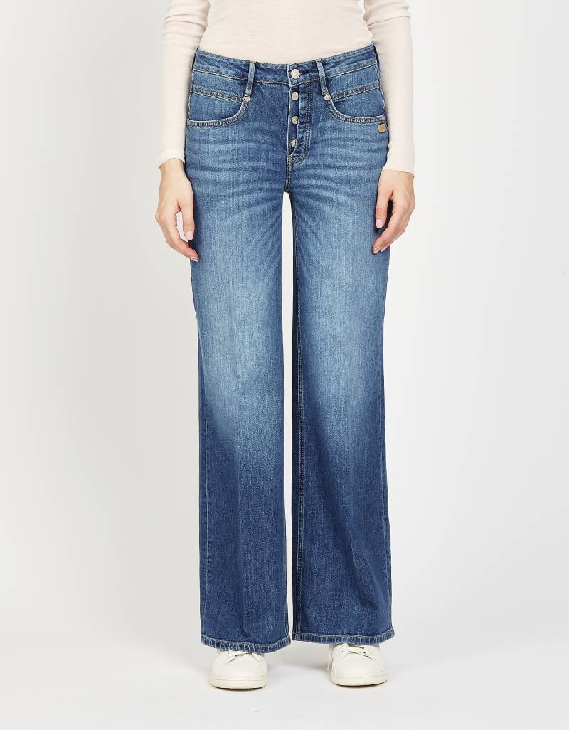 GANG Weite Jeans »94MEDINA WIDE«, mit Knopfverschluss von GANG