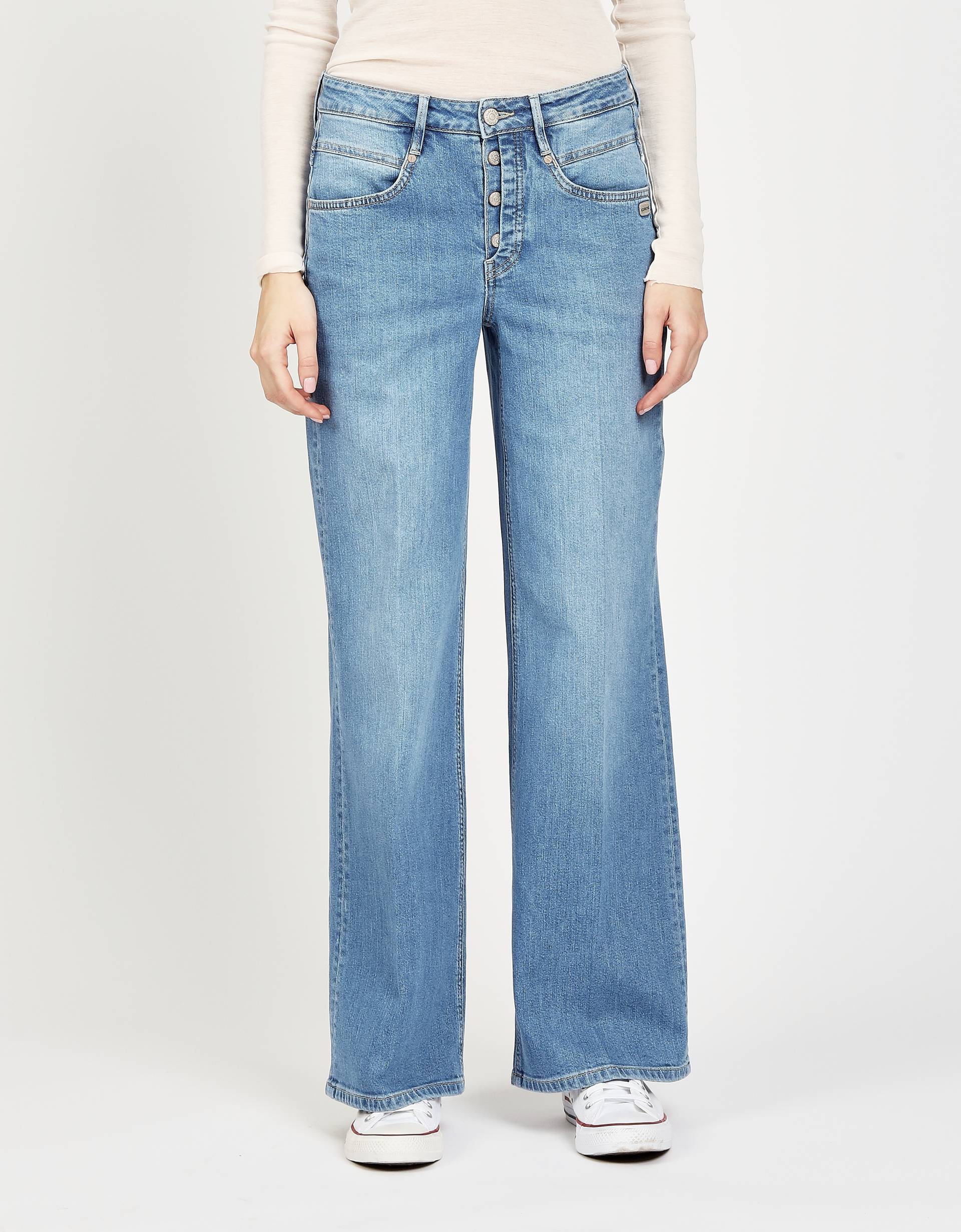 GANG Weite Jeans »94MEDINA WIDE«, mit Knopfverschluss GANG Weite Jeans »94MEDINA WIDE«, mit Knopfverschluss von GANG