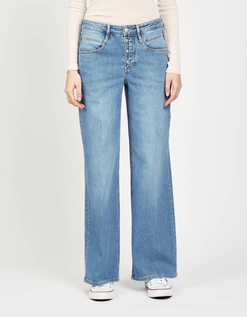 GANG Weite Jeans »94MEDINA WIDE«, mit Knopfverschluss von GANG