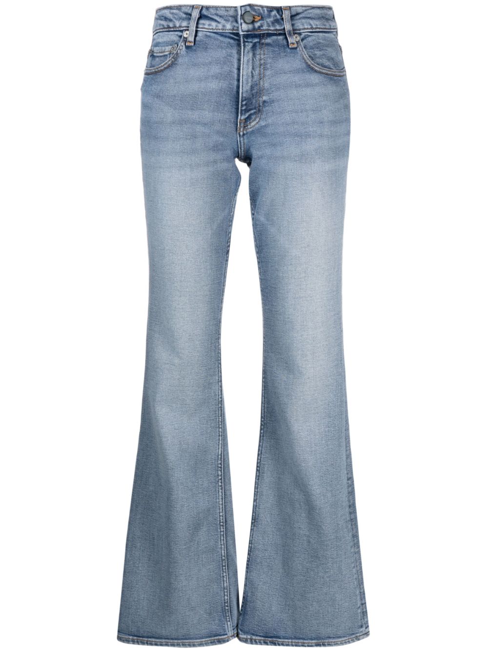 GANNI Iry flared jeans - Blue von GANNI