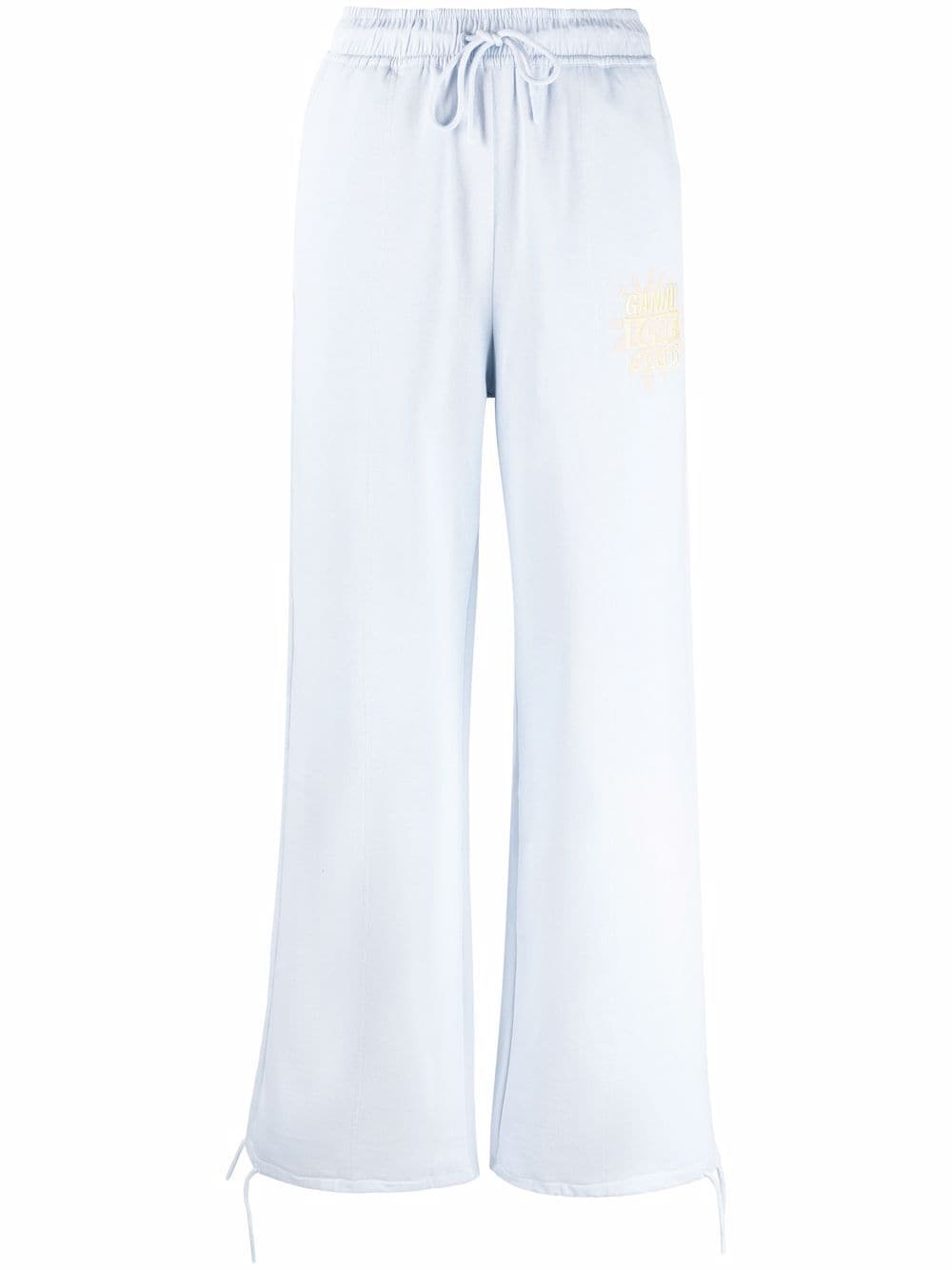 GANNI Isoli drawstring track pants - Blue von GANNI