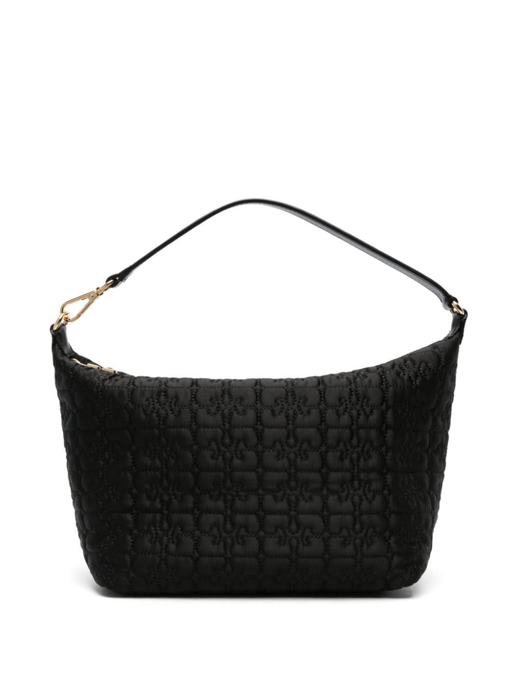 GANNI medium Butterfly quilted bag - Black von GANNI