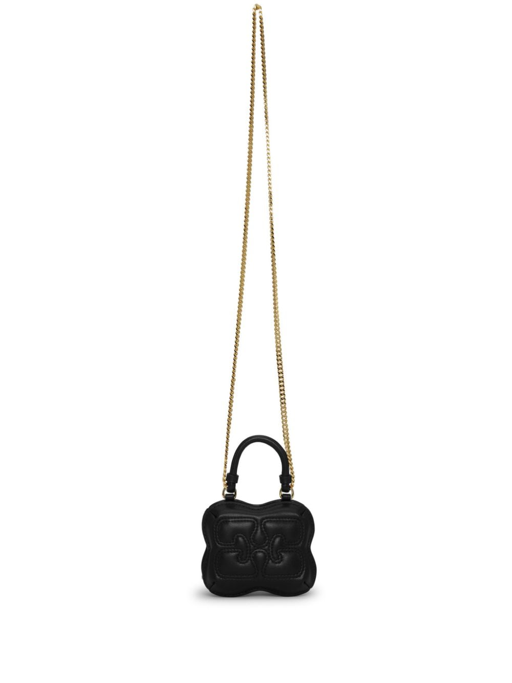 GANNI nano Butterfly crossbody bag - Black von GANNI