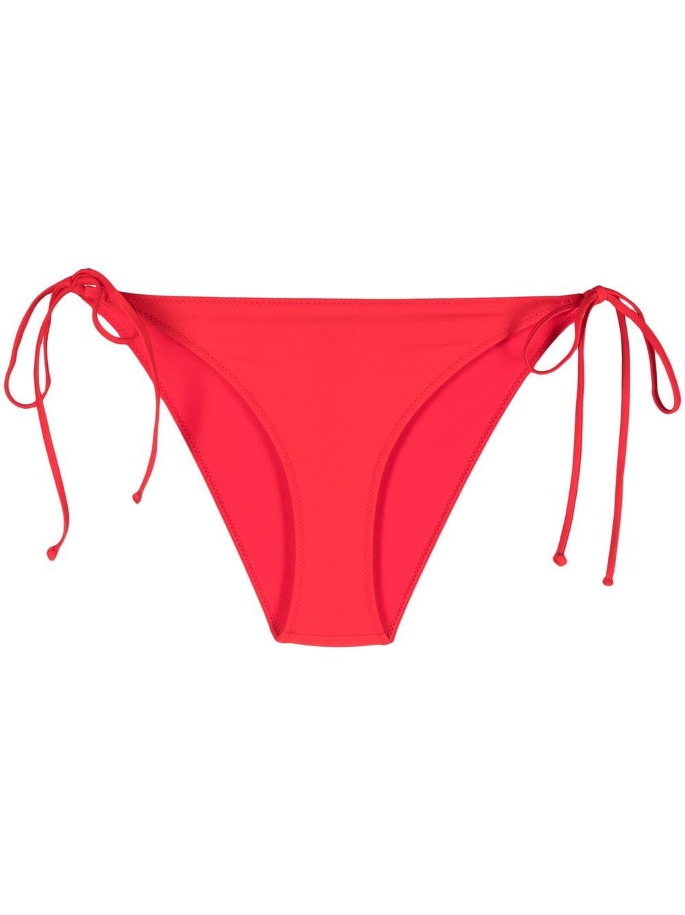 GANNI side-tie bikini bottoms - Red von GANNI