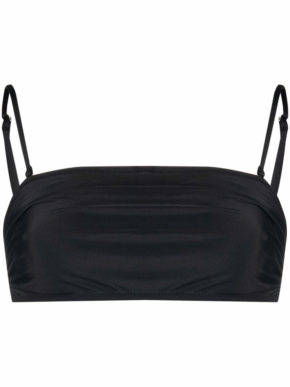 GANNI square-neck bikini top - Black von GANNI