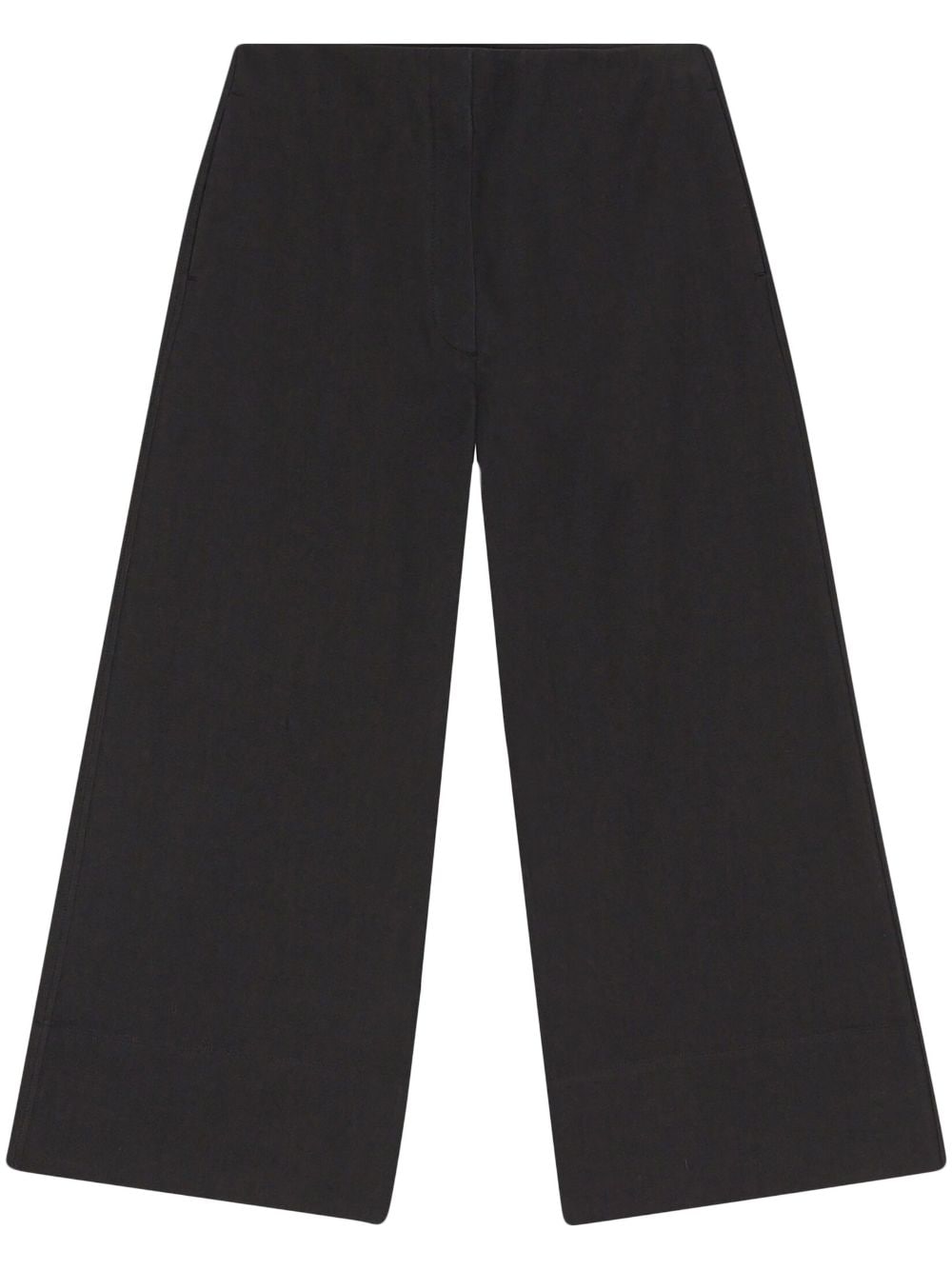 GANNI straight-leg trousers - Black von GANNI