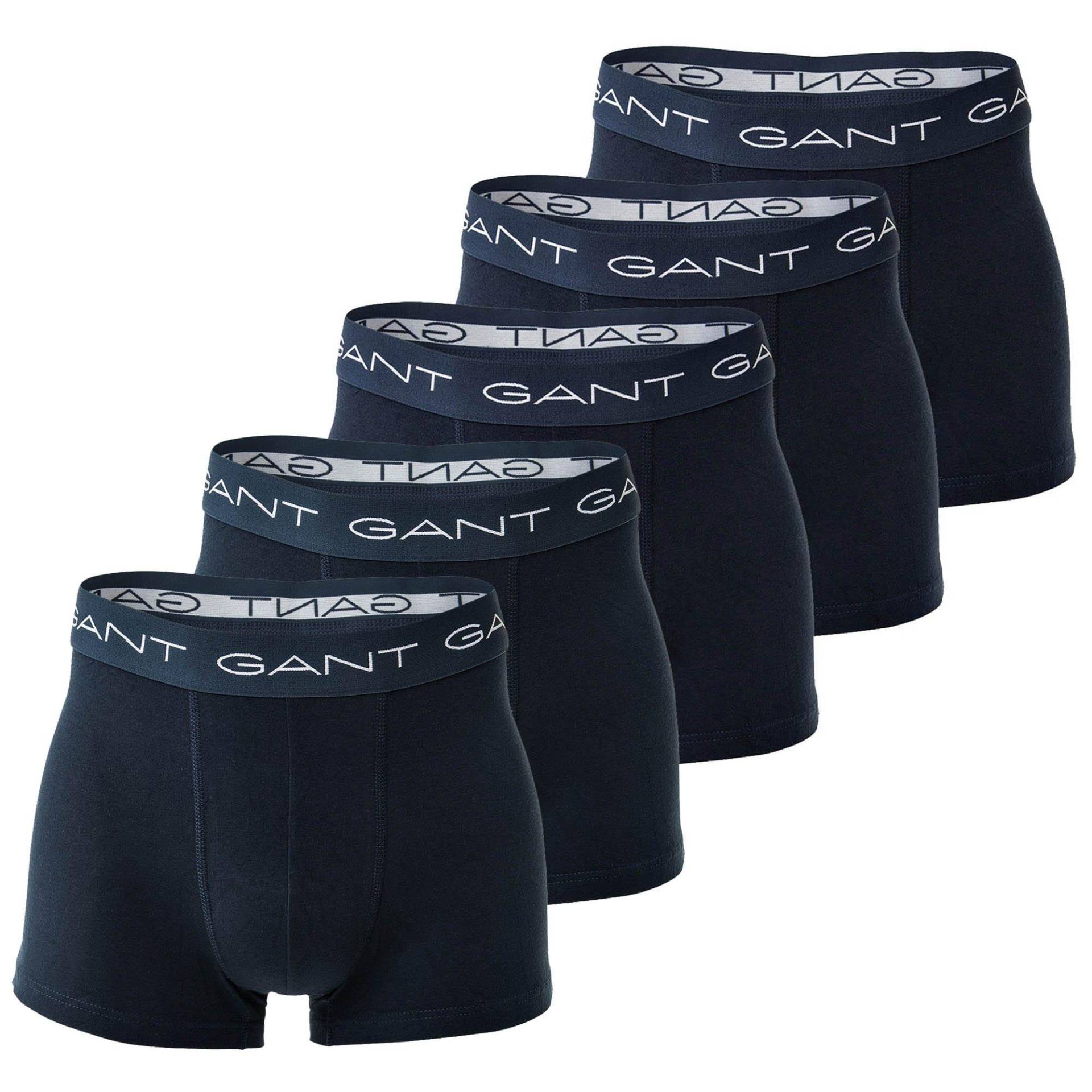 Boxershort Figurbetont Herren Blau XL von GANT