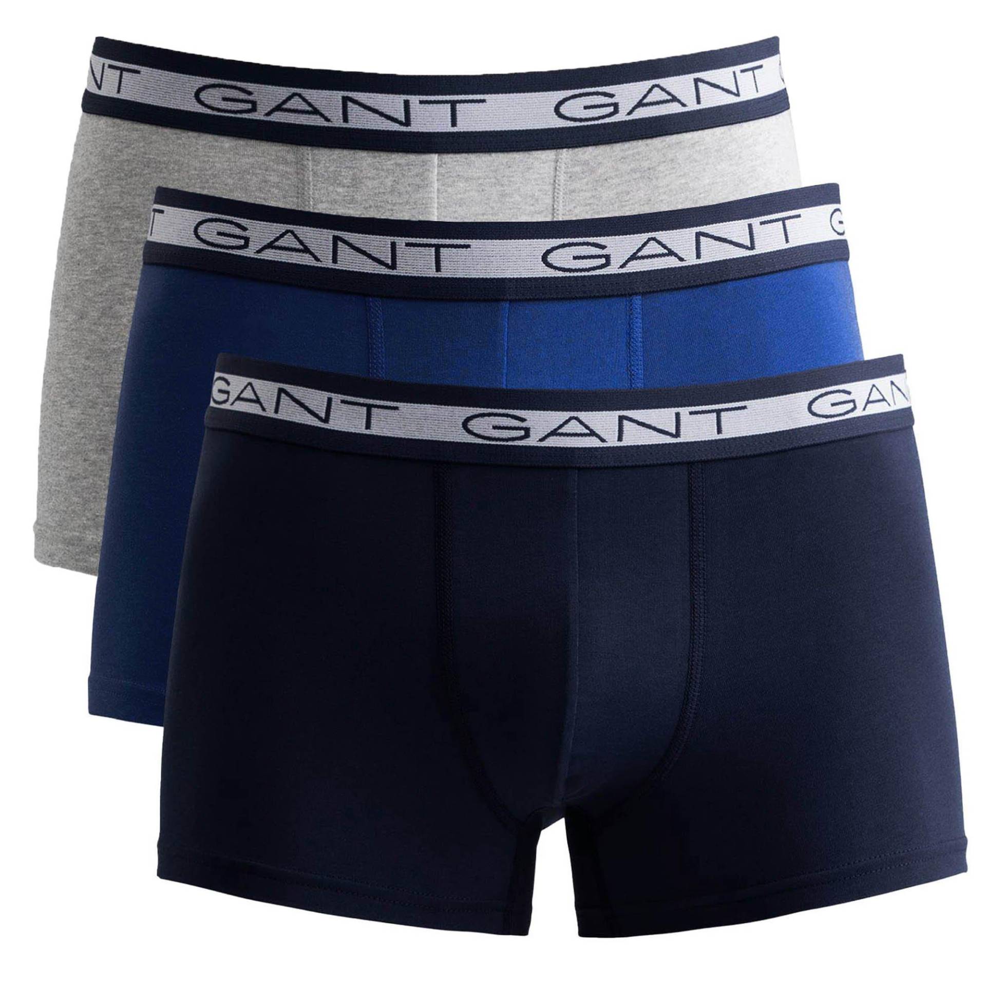 Boxershort Figurbetont Herren Grau L von GANT