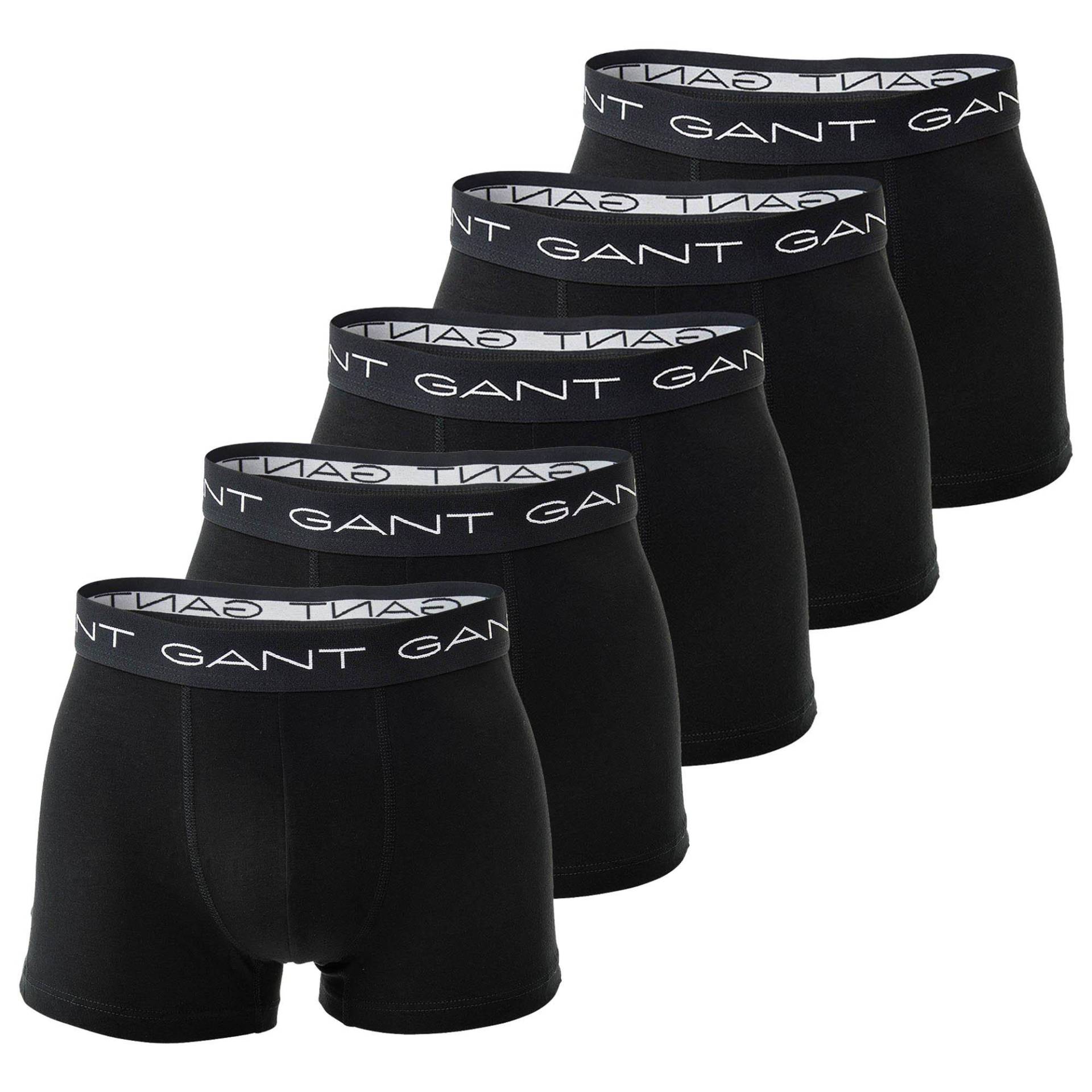 Boxershort Figurbetont Herren Schwarz M von GANT