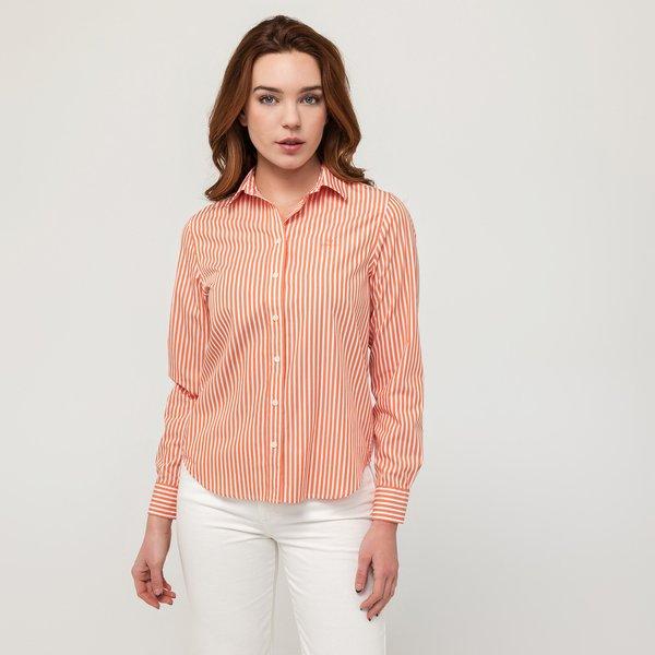 T-shirt, Rundhals, Langarm Damen Orange 40 von GANT