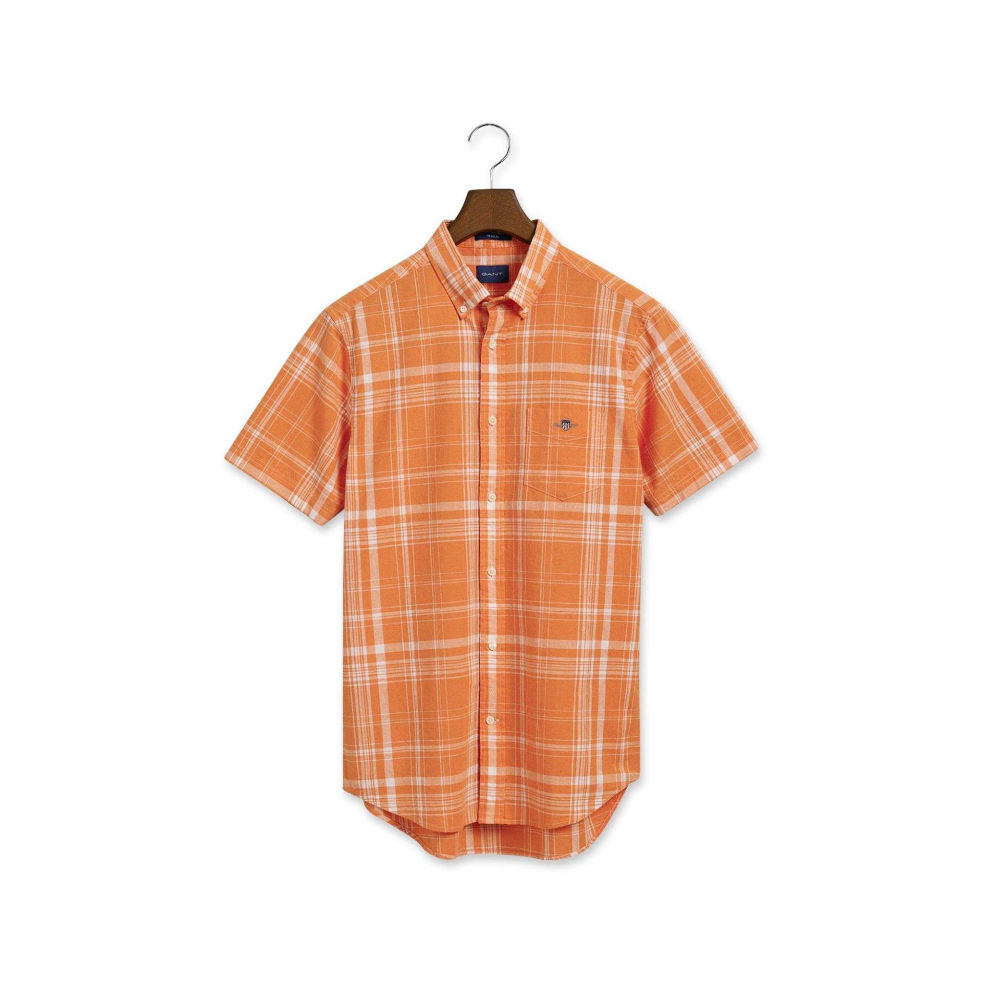 Hemd, Kurzarm Herren Orange  S von GANT