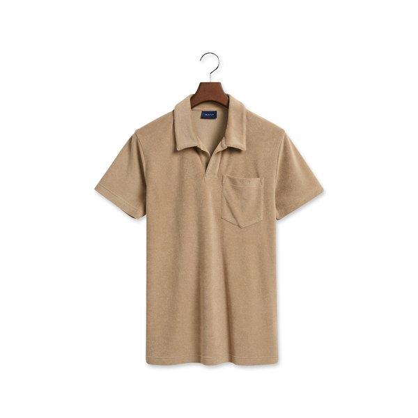 Poloshirt, Kurzarm Herren Beige S von GANT