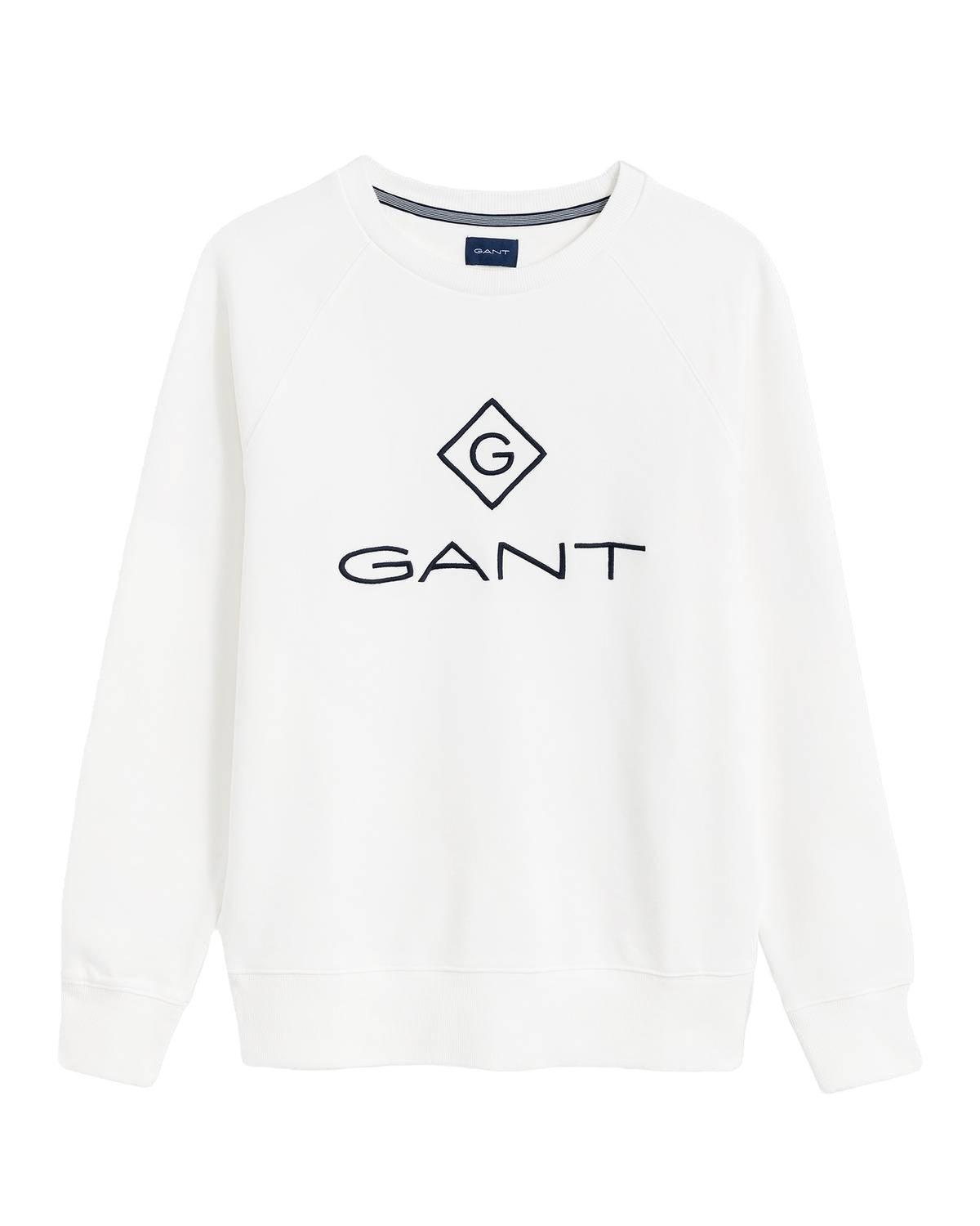 Sweatshirt Bequem Sitzend Herren Weiss 4XL von GANT