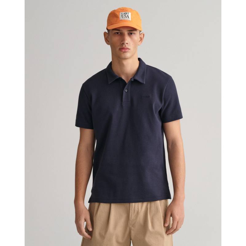 Poloshirt, Kurzarm Herren Blau L von GANT