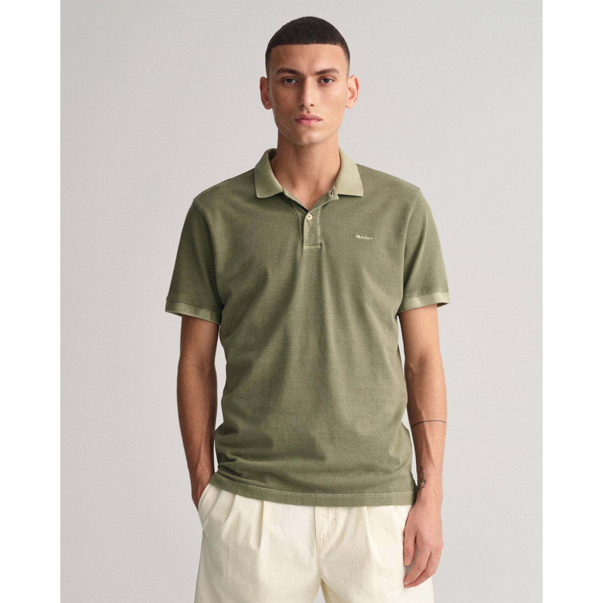 Poloshirt, Kurzarm Herren Grün  S von GANT